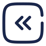 Square Double Alt Arrow Left SVG Icon